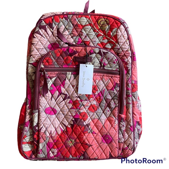 Vera Bradley Handbags - Vera Bradley Bohemian Blooms Campus Backpack - NWT